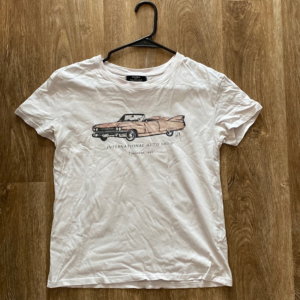 White t-shirt “international auto show, Toulouse 1993”